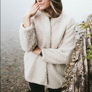 Aritzia Wilfred Laboratoire Teddy Coat
